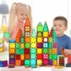 Cost-Effective Toy Supplier 3D Magnetic Tiles 100 Pcs Magnetic Building Blocks Learning Educational Blocking Building Toys - Image 25