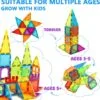 Cost-Effective Toy Supplier 3D Magnetic Tiles 100 Pcs Magnetic Building Blocks Learning Educational Blocking Building Toys - Image 27