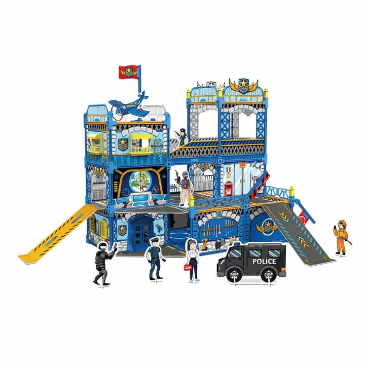 Economical Toy Production Children Education Toys 3d house puzzle paper model jigsaw puzzle building block sets diy toys - Image 2