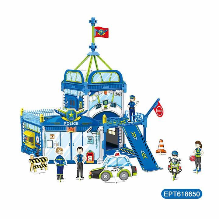 Economical Toy Production Children Education Toys 3d house puzzle paper model jigsaw puzzle building block sets diy toys - Image 7