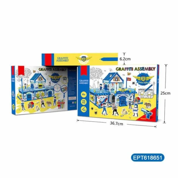Economical Toy Production Children Education Toys 3d house puzzle paper model jigsaw puzzle building block sets diy toys - Image 18