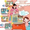 Toy Industry Partner Pretend Play Preschool Supermarket Toy Electronic Cashier Machine Cash Register Toy for Kids - Image 23