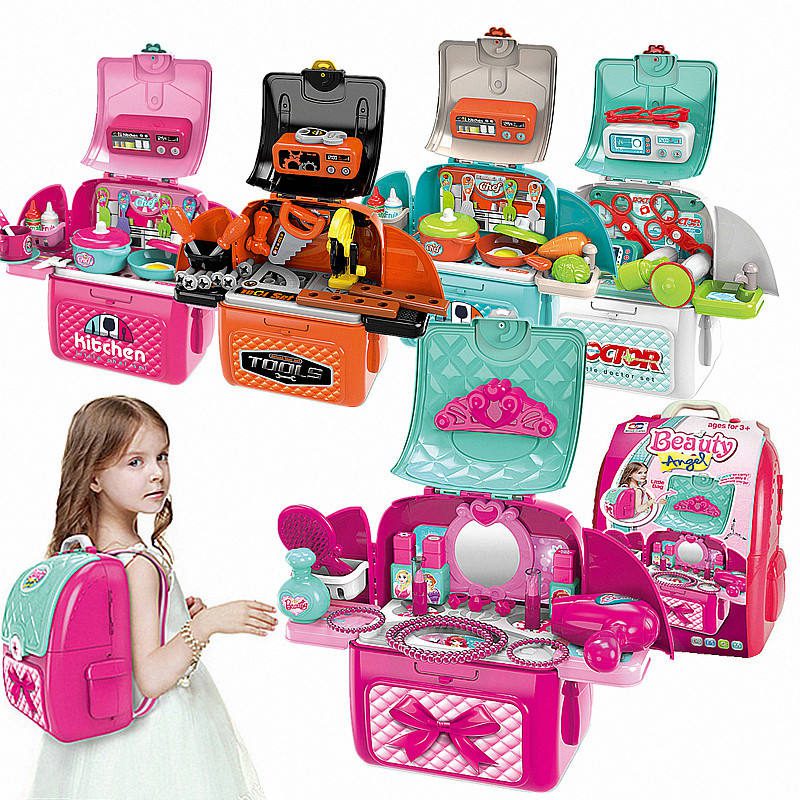 Toy Procurement China Girl Toys Mini Pretend Play Preschool Kitchen Sets Simulation Cooking Pink Color Kitchen Toy - Image 16
