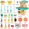 Export Quality Toys 23Pcs Kid Juguetes De Ninas Realistic Sounds Lights Running Water Role Play Kitchen Set Kitchen Toys - Image 22