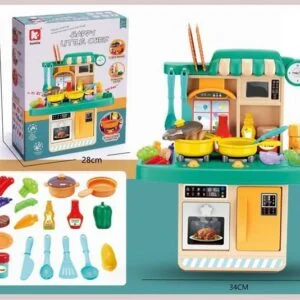 Export Quality Toys 23Pcs Kid Juguetes De Ninas Realistic Sounds Lights Running Water Role Play Kitchen Set Kitchen Toys - Image 24