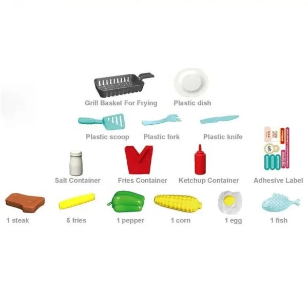 Wholesale Toy Supplier Miniature Gourmet Cooking Box Simulator Mini Kitchen Toys Real Cooking Tools Set For Kids - Image 12