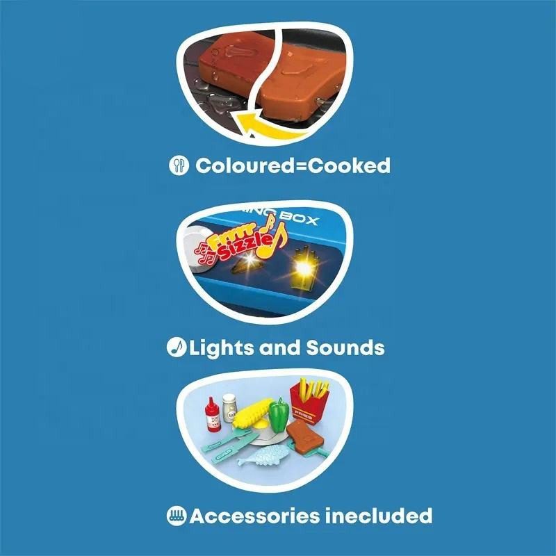 Wholesale Toy Supplier Miniature Gourmet Cooking Box Simulator Mini Kitchen Toys Real Cooking Tools Set For Kids - Image 16