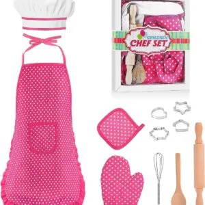 Large Volume Toy Orders 11 Pieces Baby Children Coton Apron Kitchen Cake Baking Cooking Tools Kitchen Toys - Image 19