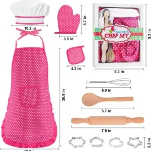 Large Volume Toy Orders 11 Pieces Baby Children Coton Apron Kitchen Cake Baking Cooking Tools Kitchen Toys - Image 21