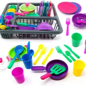 Bulk Pricing Toys 28 Pieces Lightweight plastic Durable Easy Clean Educational Kids Kitchen Set Toy Accessories For Children Learning - Image 19
