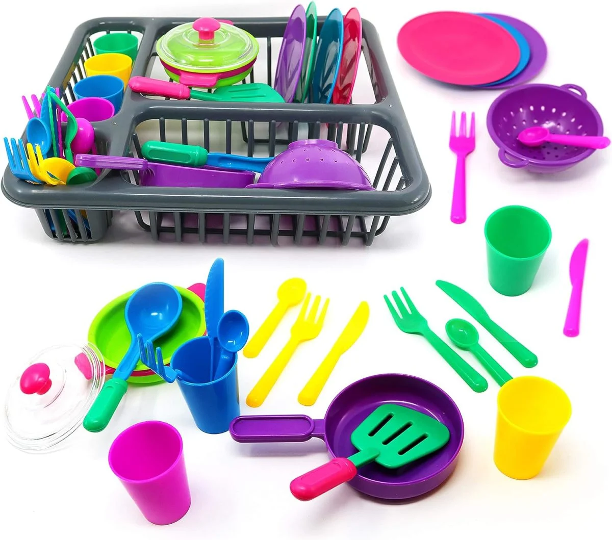 Bulk Pricing Toys 28 Pieces Lightweight plastic Durable Easy Clean Educational Kids Kitchen Set Toy Accessories For Children Learning - Image 2