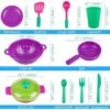 Bulk Pricing Toys 28 Pieces Lightweight plastic Durable Easy Clean Educational Kids Kitchen Set Toy Accessories For Children Learning - Image 25