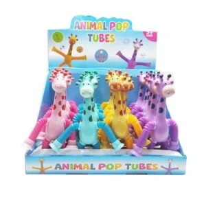 OEM Toy Manufacturer Novel Puzzle Luminous Cartoon Giraffe Retractable Suction Cup Variety Shapes Educational Decompression Pop Fidget Toy - Image 17