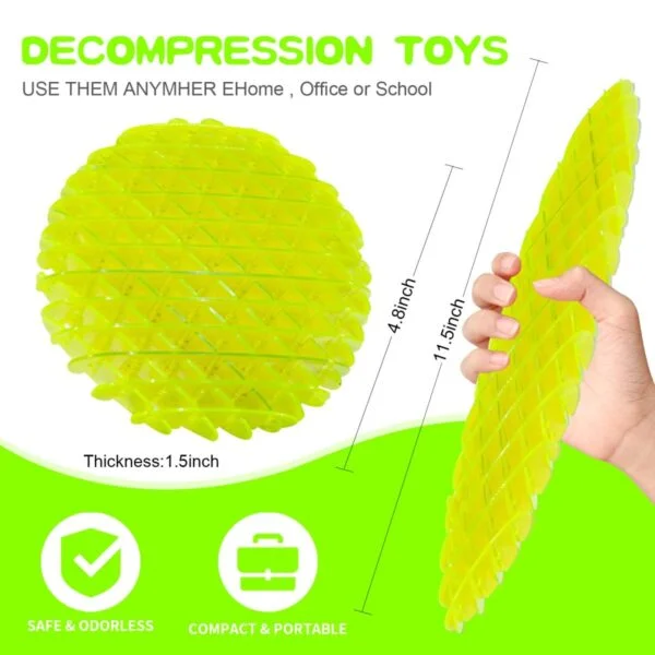Toy Wholesaler China Tik Tok Stress Relief 3D Elastic Fidget Toy 3D Fidget Worm Toy - Image 12