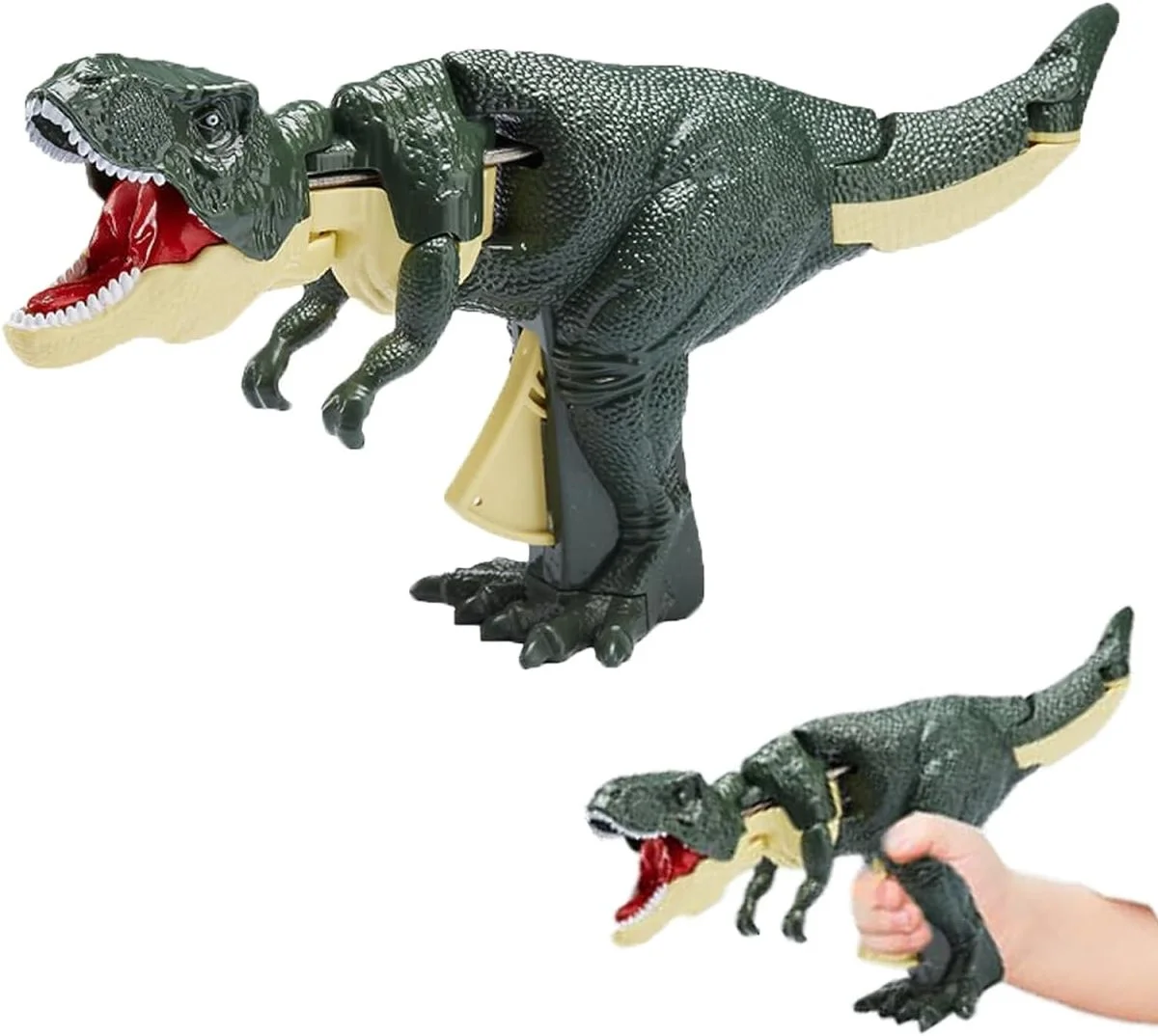 Bulk Toy Production 29cm Grabber Trigger The T-Rex Press Dinosaur Telescopic Swing Fidget Toy Dinosaur Toy - Image 2