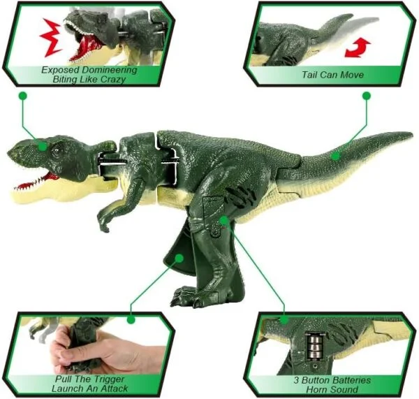 Bulk Toy Production 29cm Grabber Trigger The T-Rex Press Dinosaur Telescopic Swing Fidget Toy Dinosaur Toy - Image 17