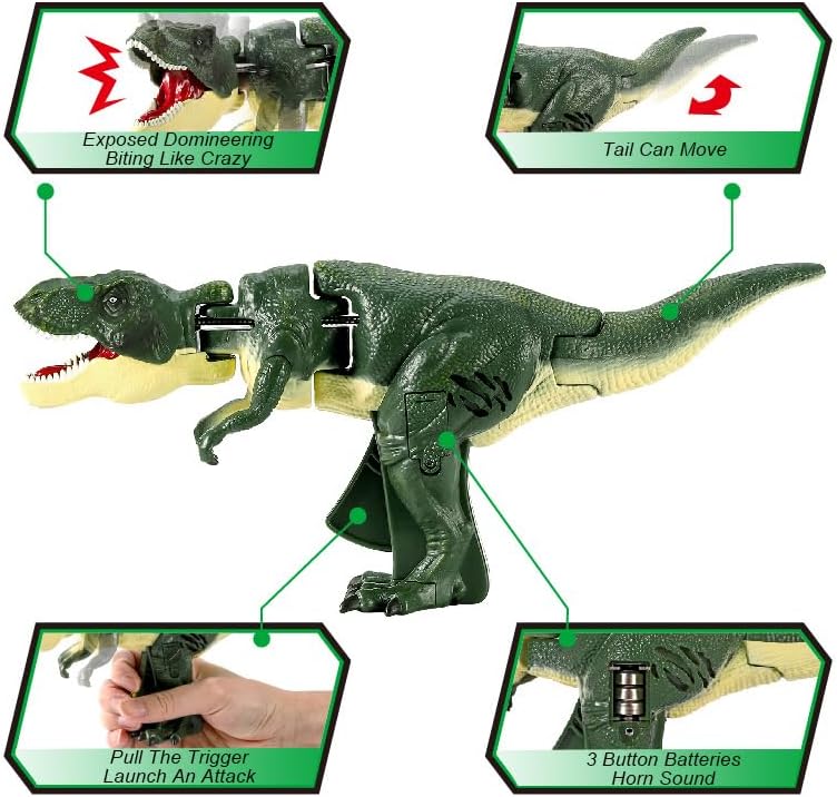 Bulk Toy Production 29cm Grabber Trigger The T-Rex Press Dinosaur Telescopic Swing Fidget Toy Dinosaur Toy - Image 15