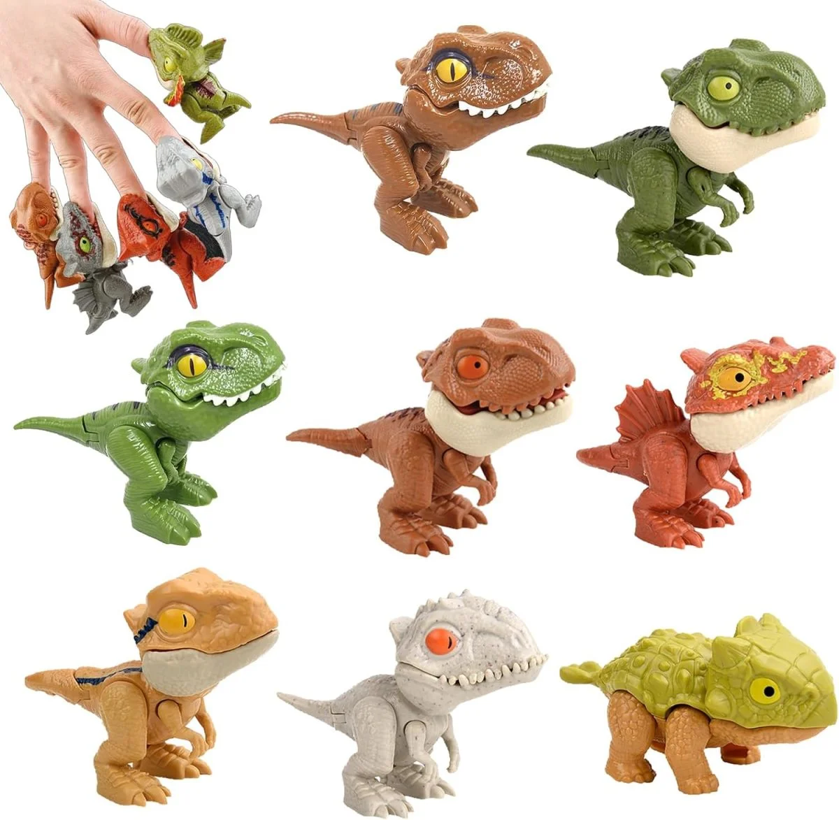 ODM Toy Manufacturer Fidget Toys Finger Biting Tyrannosaurus Rex Dinosaur Toy Finger Biting Dinosaur Toy - Image 2
