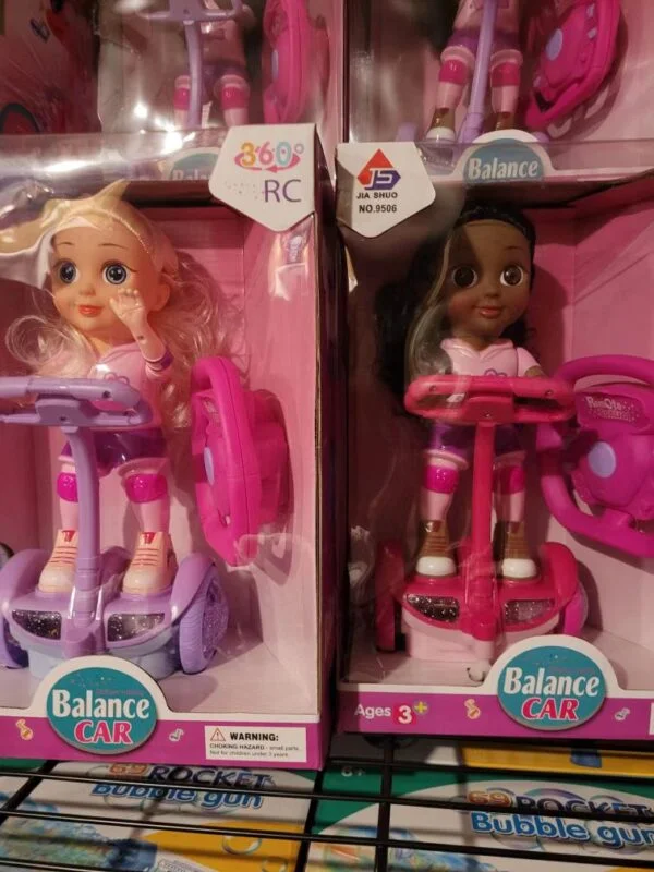 Toy Supplier China Hot Selling B/O Balance Doll Fashion Lovely Battery Operated Doll Balance Car Doll Toy with Music And Light - Image 6