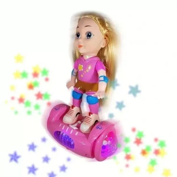 Toy Supplier China Hot Selling B/O Balance Doll Fashion Lovely Battery Operated Doll Balance Car Doll Toy with Music And Light - Image 12