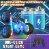 China Toy Distributor 4WD Remote Control Toy Stunt Car 3 Colors Rc Stunt Car Rotation 360 Remote Control Car with Strip Lights - Image 21