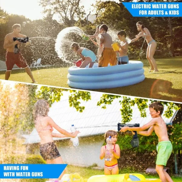 Best Toy Prices China Electric High-Speed Water Gun High-Capacity Water Storage Tank Glock Pistol Kids Summer Shooting Toy Outdoor Game - Image 18