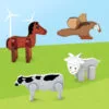 China Toy Factory 26Pcs Farm Series 7.5cm Magnetic Tiles Fun and Educational Magnetic Blocks - Image 23