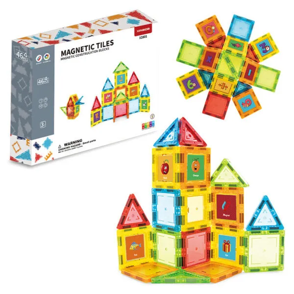 China Toy Distributor Factory Plastic Magnetic Building Blocks Magnet Toy for Children - Image 3