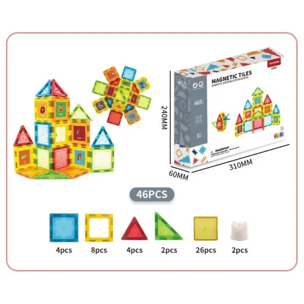 China Toy Distributor Factory Plastic Magnetic Building Blocks Magnet Toy for Children - Image 6