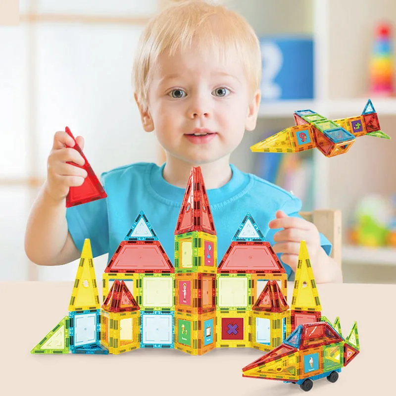 China Toy Distributor Factory Plastic Magnetic Building Blocks Magnet Toy for Children - Image 14