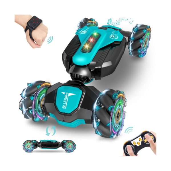 Toy Distributor China 2.4Ghz Gesture Sensing RC Stunt Car 360 Rotating 4WD Racing Feature Charger Included Transformable Car Toys - Image 2