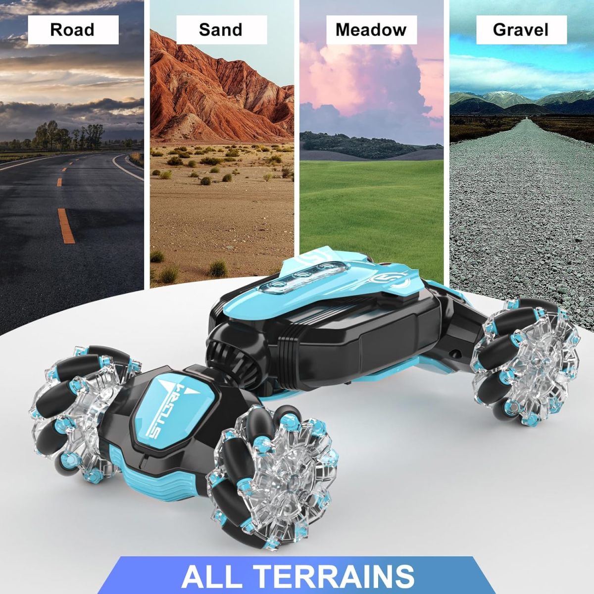 Toy Distributor China 2.4Ghz Gesture Sensing RC Stunt Car 360 Rotating 4WD Racing Feature Charger Included Transformable Car Toys - Image 5