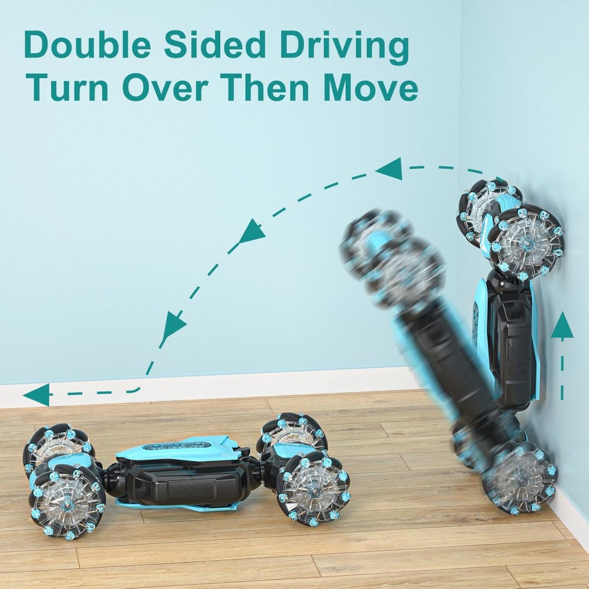 Toy Distributor China 2.4Ghz Gesture Sensing RC Stunt Car 360 Rotating 4WD Racing Feature Charger Included Transformable Car Toys - Image 7