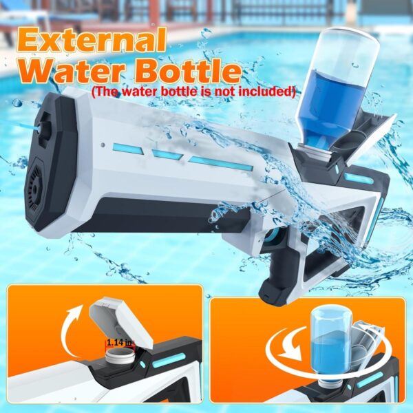 Factory Price Toys 2024 Water Gun Summer Toy Electric Automatic Water Gun Toy with Battery Squirt Strong Power Water Gun for Adults - Image 6