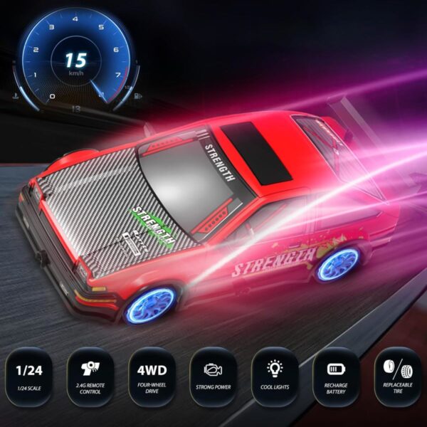 Bulk Pricing Toys 1:18 Scale Rc Drift Car Electric Remote Control Car Gaming 4WD Rc Racing Car Toys Gifts for Children - Image 4