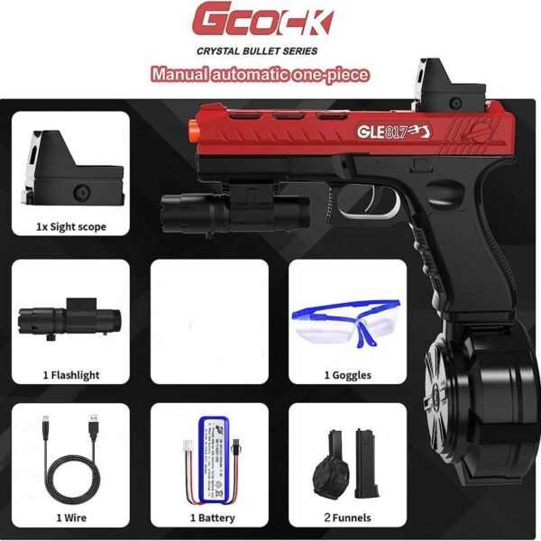 New Soft Bullet Orbee Blaster Toy Gun G Lock 3 Clip Splatter Gel Soft Bullet Blaster Toy Gun for Kids - Image 6