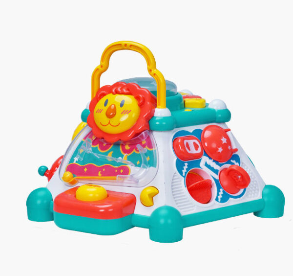 Best Toy Prices China Baby Early Learning Multi-function Puzzle Hexahedron Game Kids Educational Activity Cube Musical Toddlers Toys - Image 2