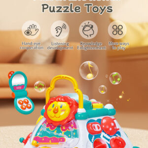 Best Toy Prices China Baby Early Learning Multi-function Puzzle Hexahedron Game Kids Educational Activity Cube Musical Toddlers Toys - Image 15