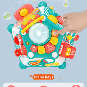 Best Toy Prices China Baby Early Learning Multi-function Puzzle Hexahedron Game Kids Educational Activity Cube Musical Toddlers Toys - Image 19