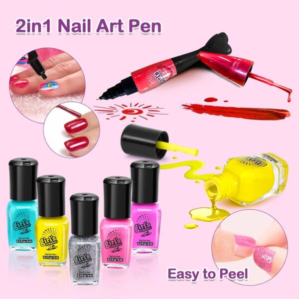 Export Quality Toys Factory Wholesale High Quality Makeup Sets Diy Nail Toy For Girls Play Make Up Kit Girls Toys - Image 4