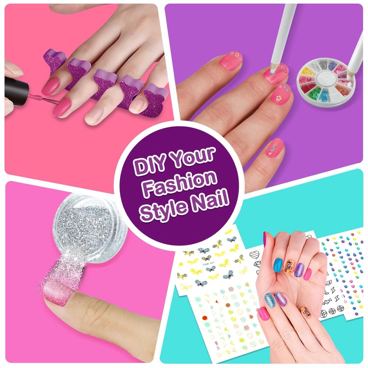 Export Quality Toys Factory Wholesale High Quality Makeup Sets Diy Nail Toy For Girls Play Make Up Kit Girls Toys - Image 5