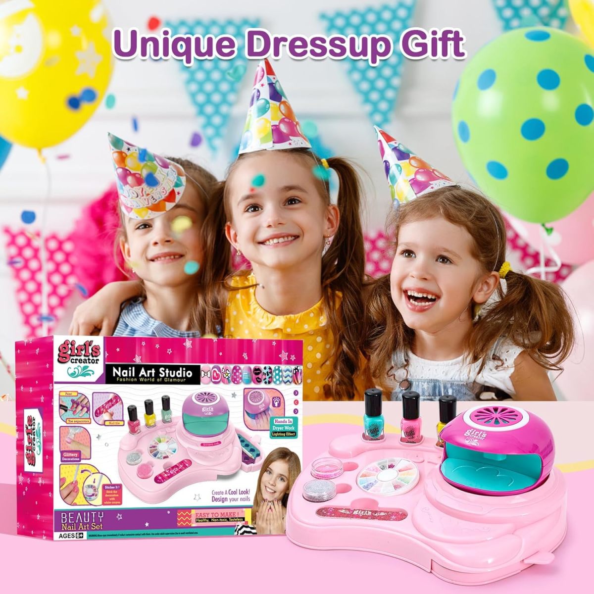Export Quality Toys Factory Wholesale High Quality Makeup Sets Diy Nail Toy For Girls Play Make Up Kit Girls Toys - Image 7