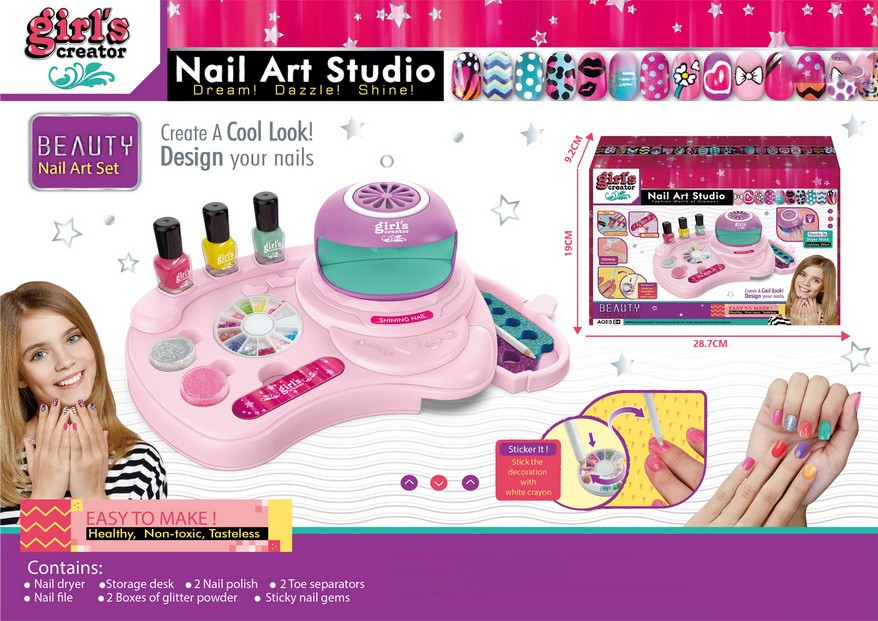 Export Quality Toys Factory Wholesale High Quality Makeup Sets Diy Nail Toy For Girls Play Make Up Kit Girls Toys - Image 11