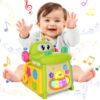 Baby Early Educational Toys Multi-functional Crocodile Polyhedron Seven-sided Drum Story Machine Xube for Baby Toy - Image 13