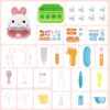 Custom Toy Manufacturer Children Pretend Play Juguetes De Doctor Plastic Pet Dentist Rabbit Play Doctor Toy Set for Kids - Image 15