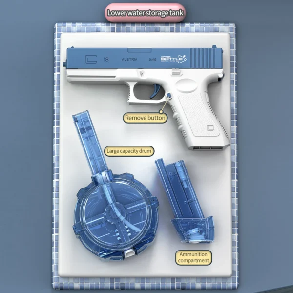 Kids Outdoor Toys Water Guns Outdoor Fully Automatic Continuous Shoot Electric Water Gun Toys - Image 12