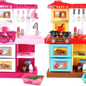 Toy Manufacturer China Children Big New Style Pretend Play Preschool Cooking Food Play Sets Mini Kitchen Toys For Girls Kids - Image 14