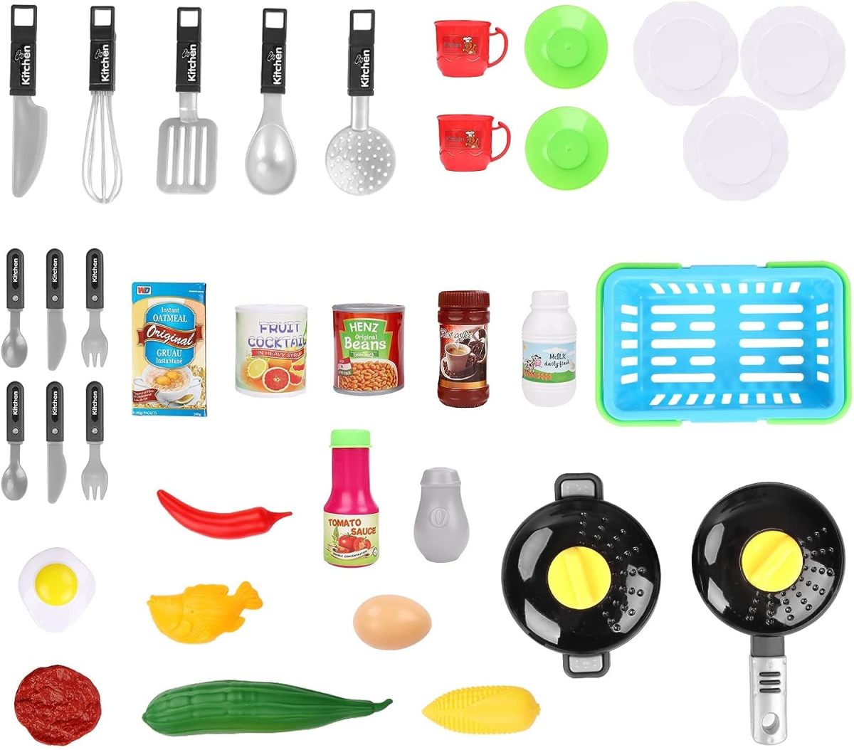 Toy Manufacturer China Children Big New Style Pretend Play Preschool Cooking Food Play Sets Mini Kitchen Toys For Girls Kids - Image 9