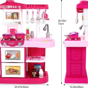 Toy Manufacturer China Children Big New Style Pretend Play Preschool Cooking Food Play Sets Mini Kitchen Toys For Girls Kids - Image 22