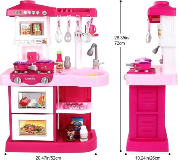 Toy Manufacturer China Children Big New Style Pretend Play Preschool Cooking Food Play Sets Mini Kitchen Toys For Girls Kids - Image 12